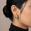 Teardrop Gold Earrings