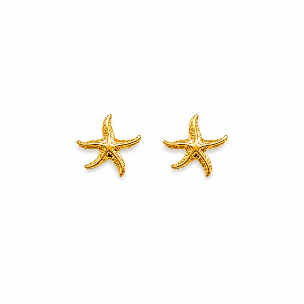 Starfish Gold Earring