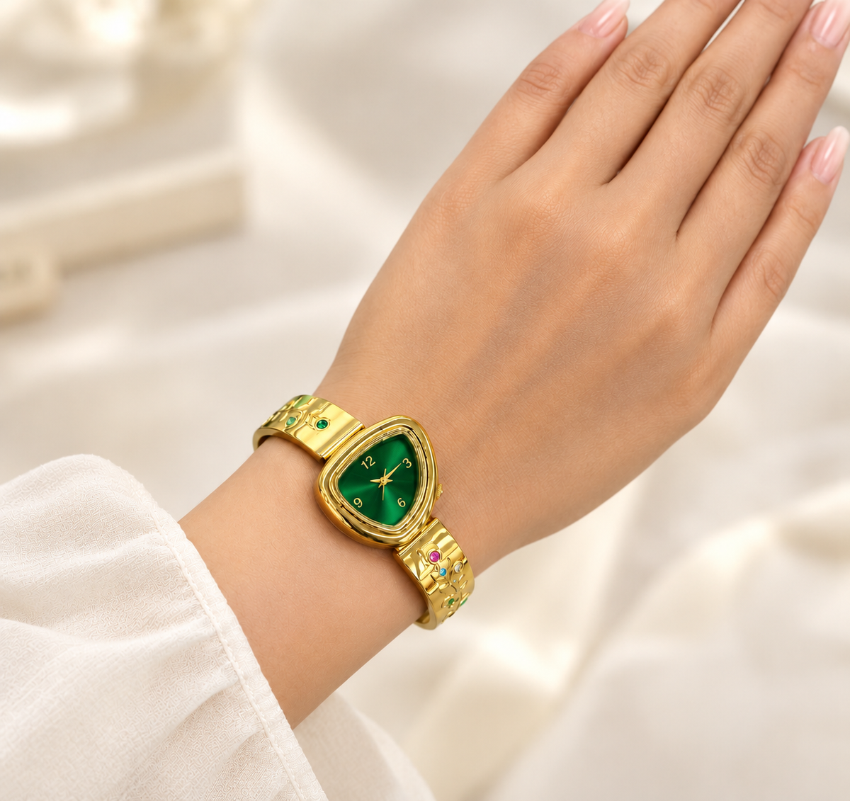 Imperial Flora Green Dial Watch