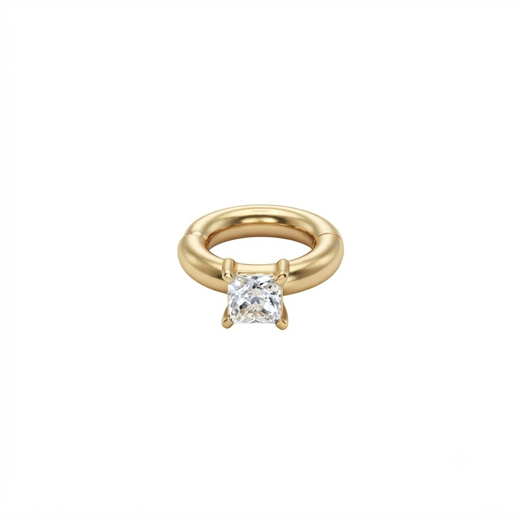 Single Stone Earcuff