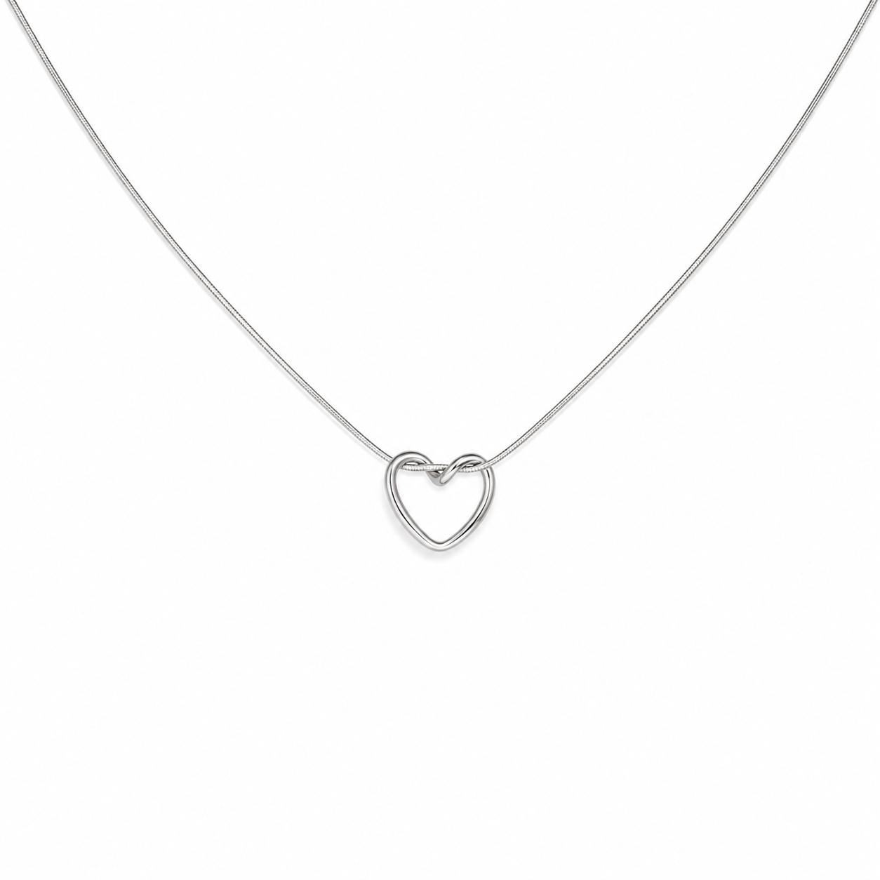 Heart Silver Necklace