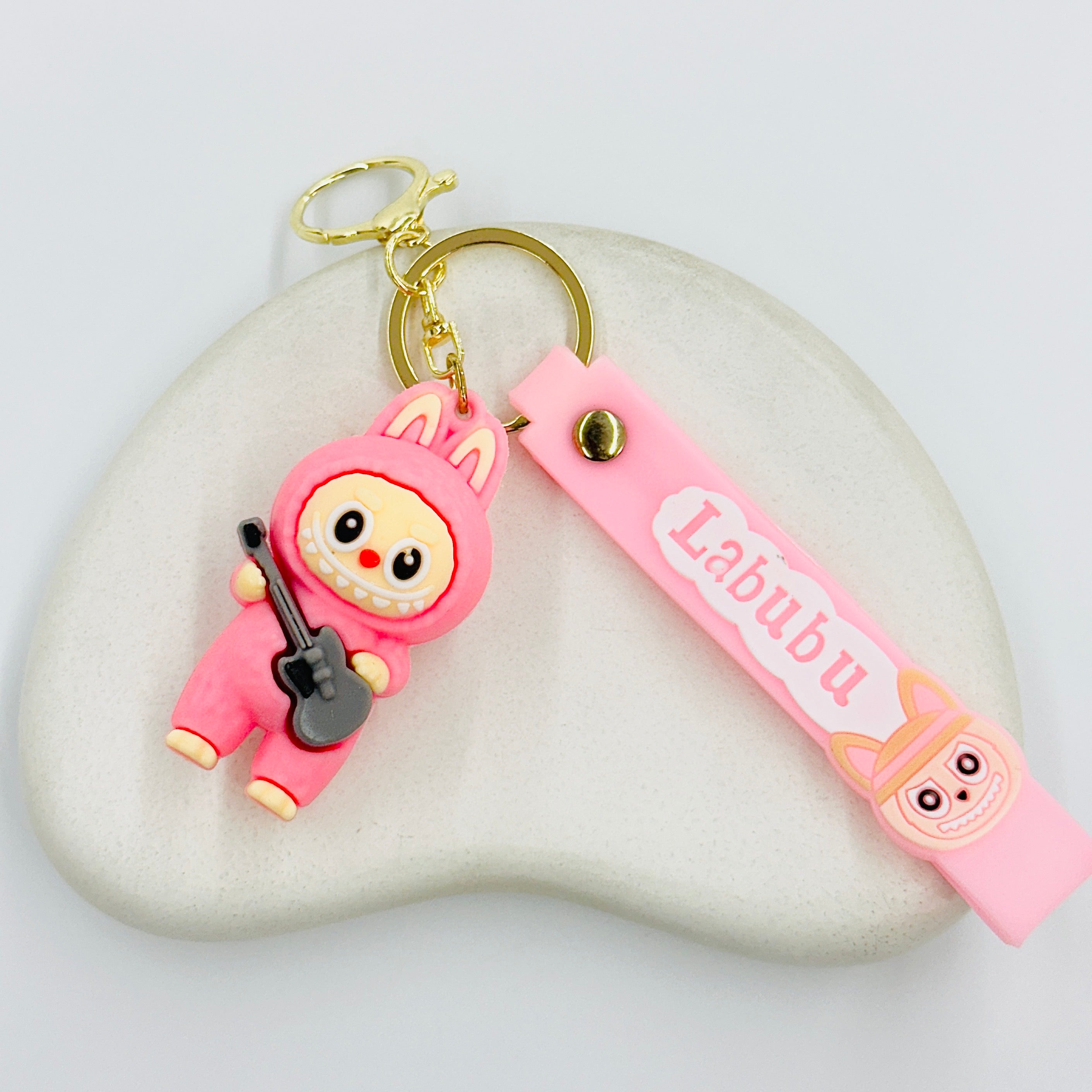 Pink Labubu XXL Keychain