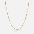 Oval Bead Link Gold Necklace