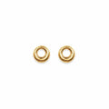 Round Gold Earrings