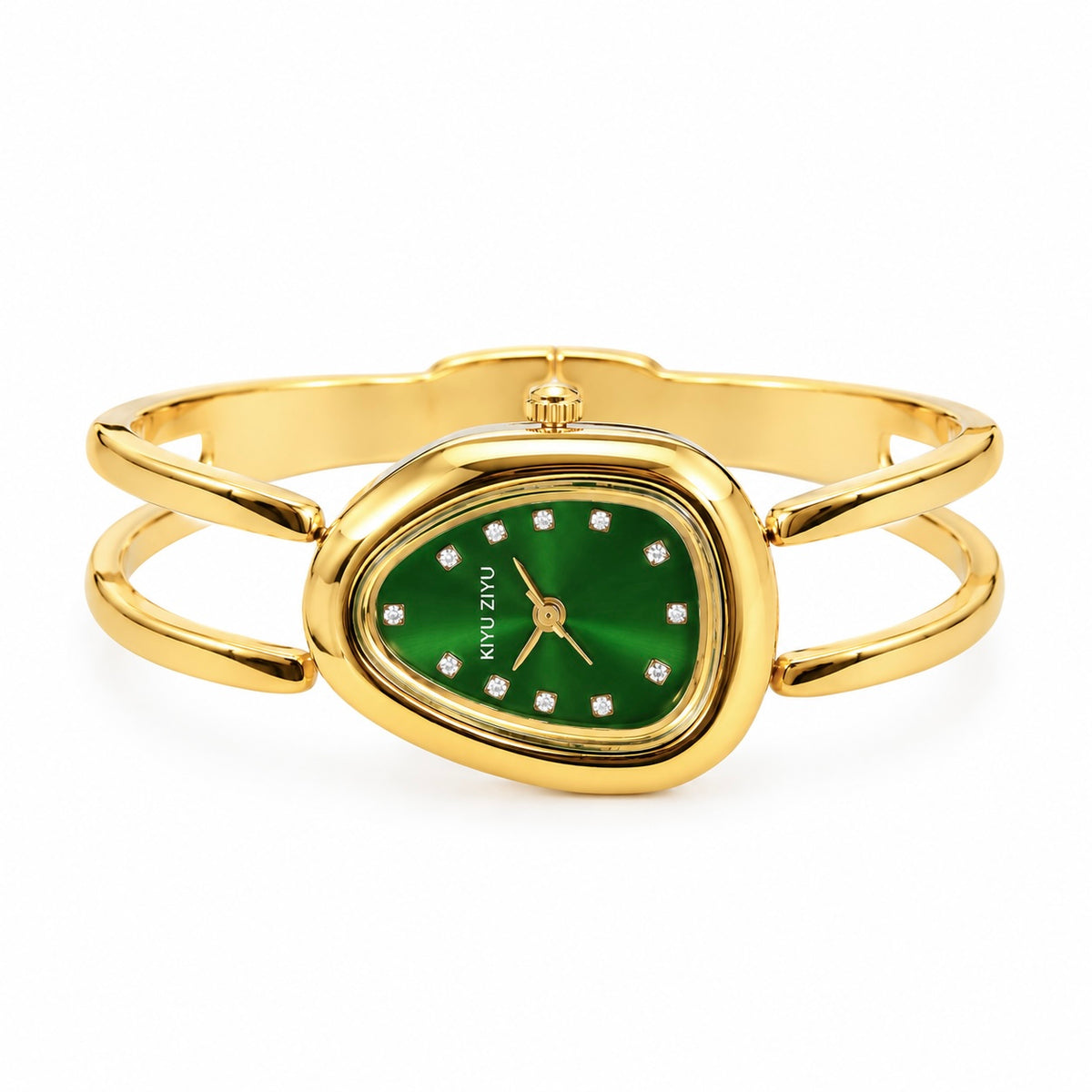 Emerald Oval Layered Dial Watch