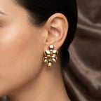Abstract Flower Earring