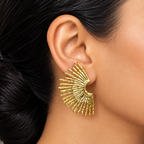 Sunflare Gold Earrings