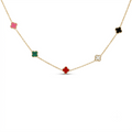 Clover Multi Gold Necklace