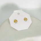 Star Elegance Gold Stud Earrings