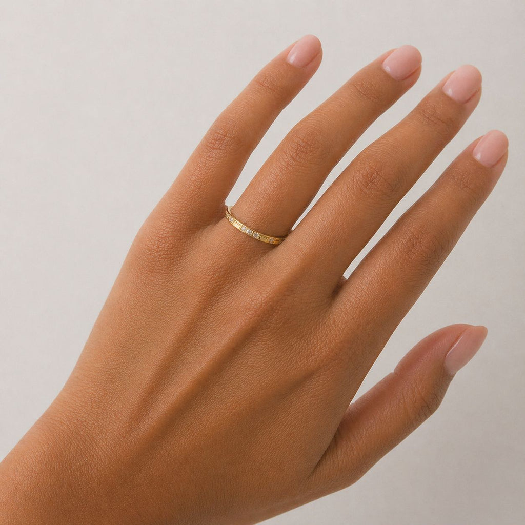 Lira Stone Gold Ring