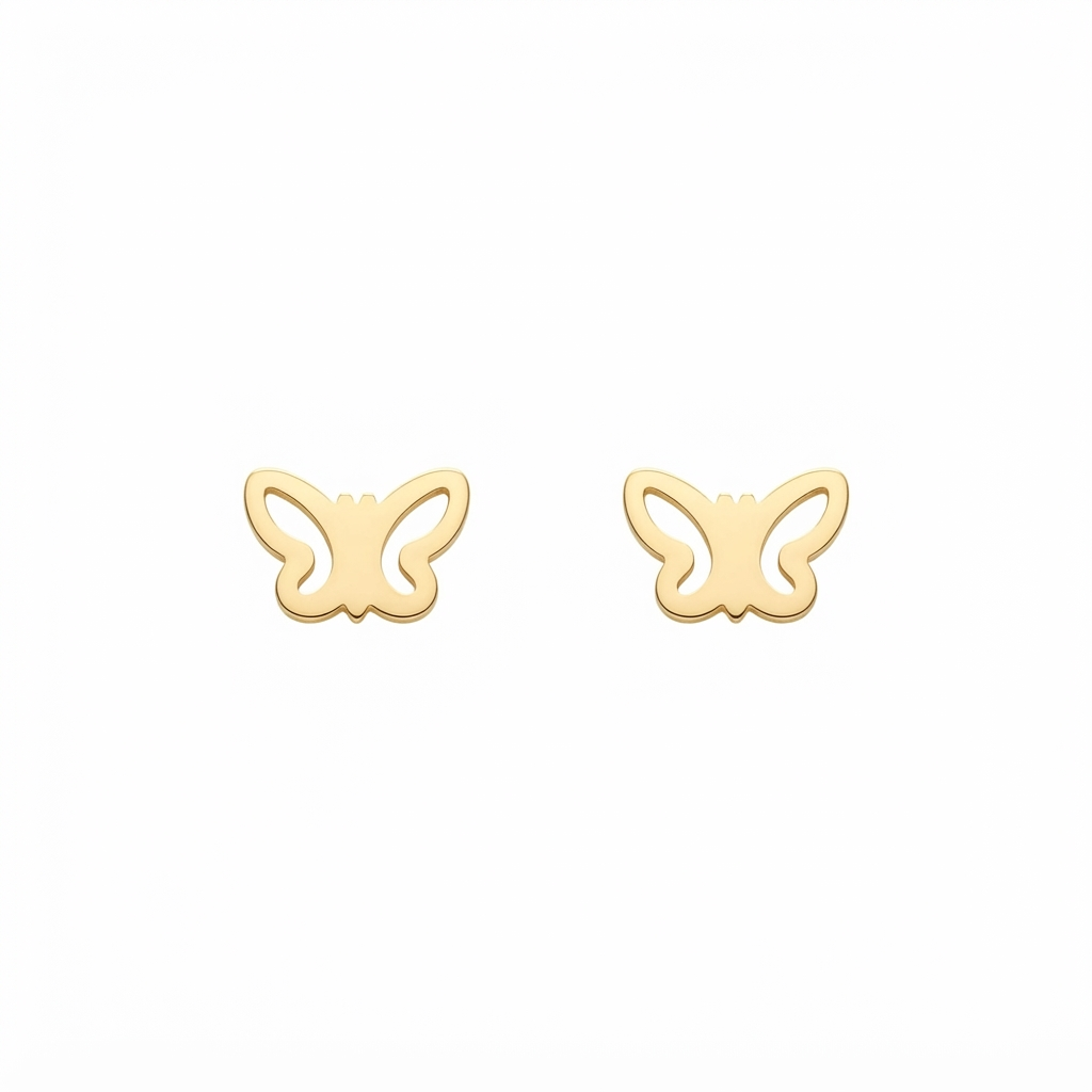 Tiny Butterfly Stud Earrings