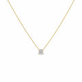 Single Stone Gold Necklace