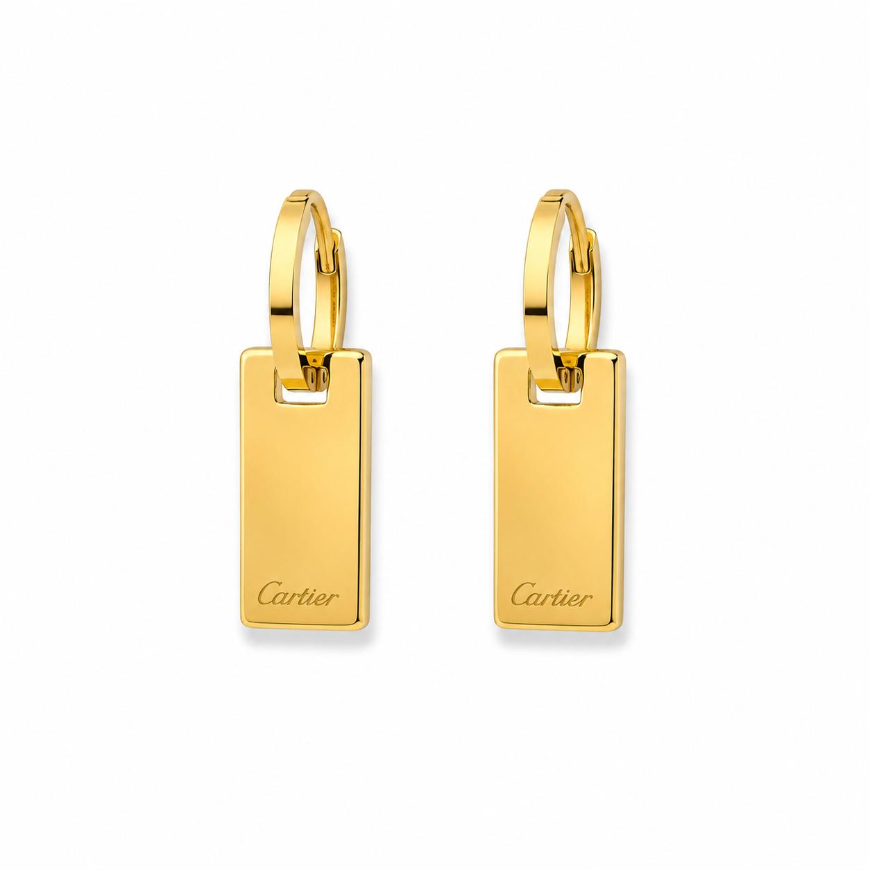 Plain Gold Earrings