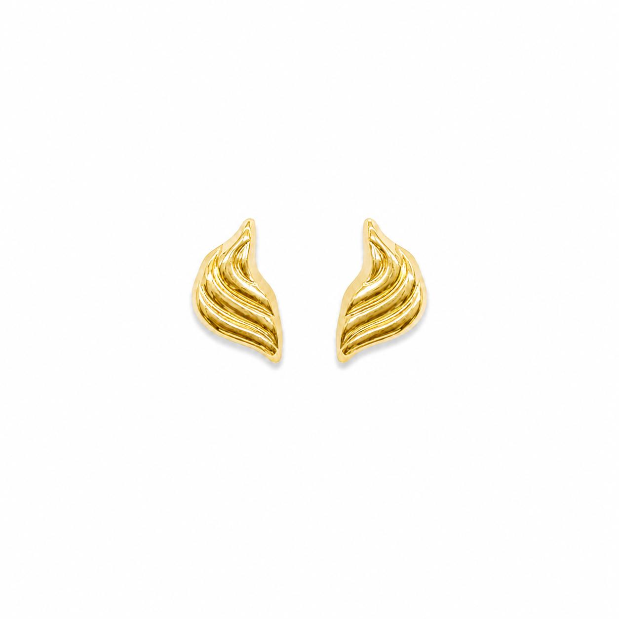 Wave Gold Earrings