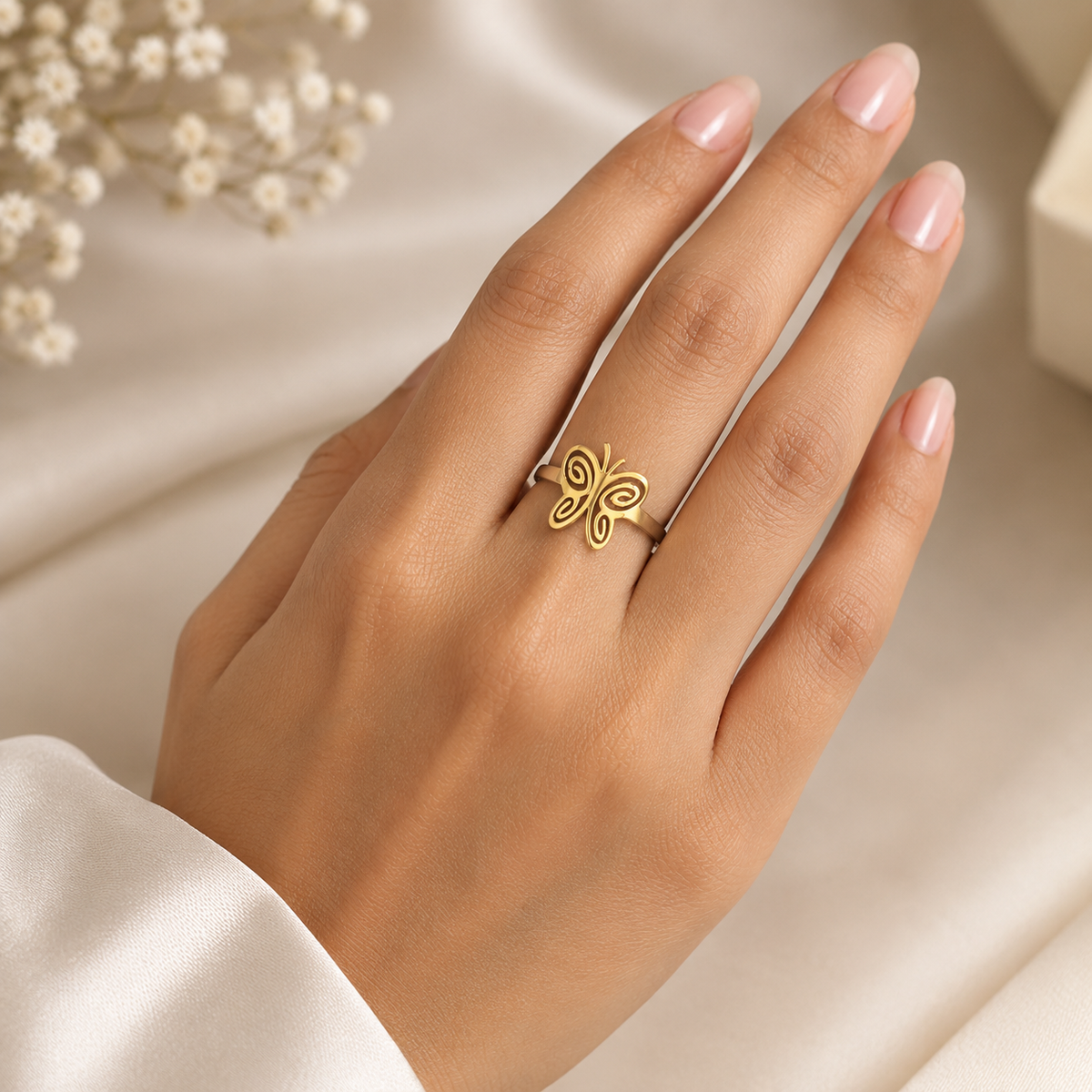 Butterfly Ring (Adjustable Size)