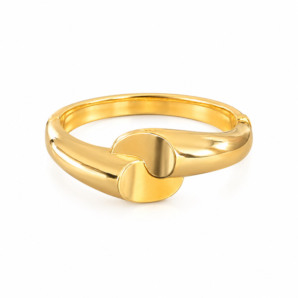 Loop & Link Bangle Bracelet (Side Open)