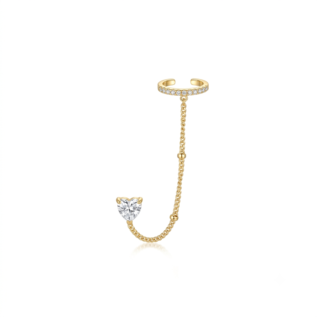 Heart Earcuff (Pair)