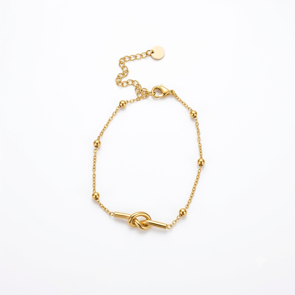 Knot Gold Bracelet