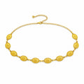 Oval Gold Waist Belt