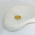 Zella Heart Gold Ring