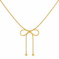 Bow Pendant Necklace