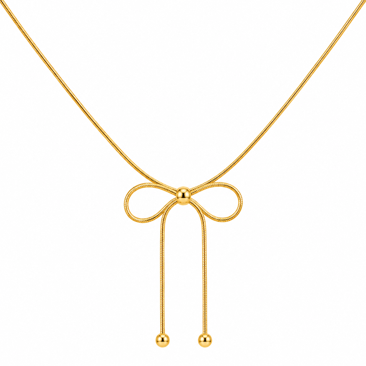 Bow Pendant Necklace