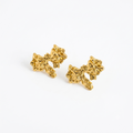 Butterfly Bow Gold Earrings