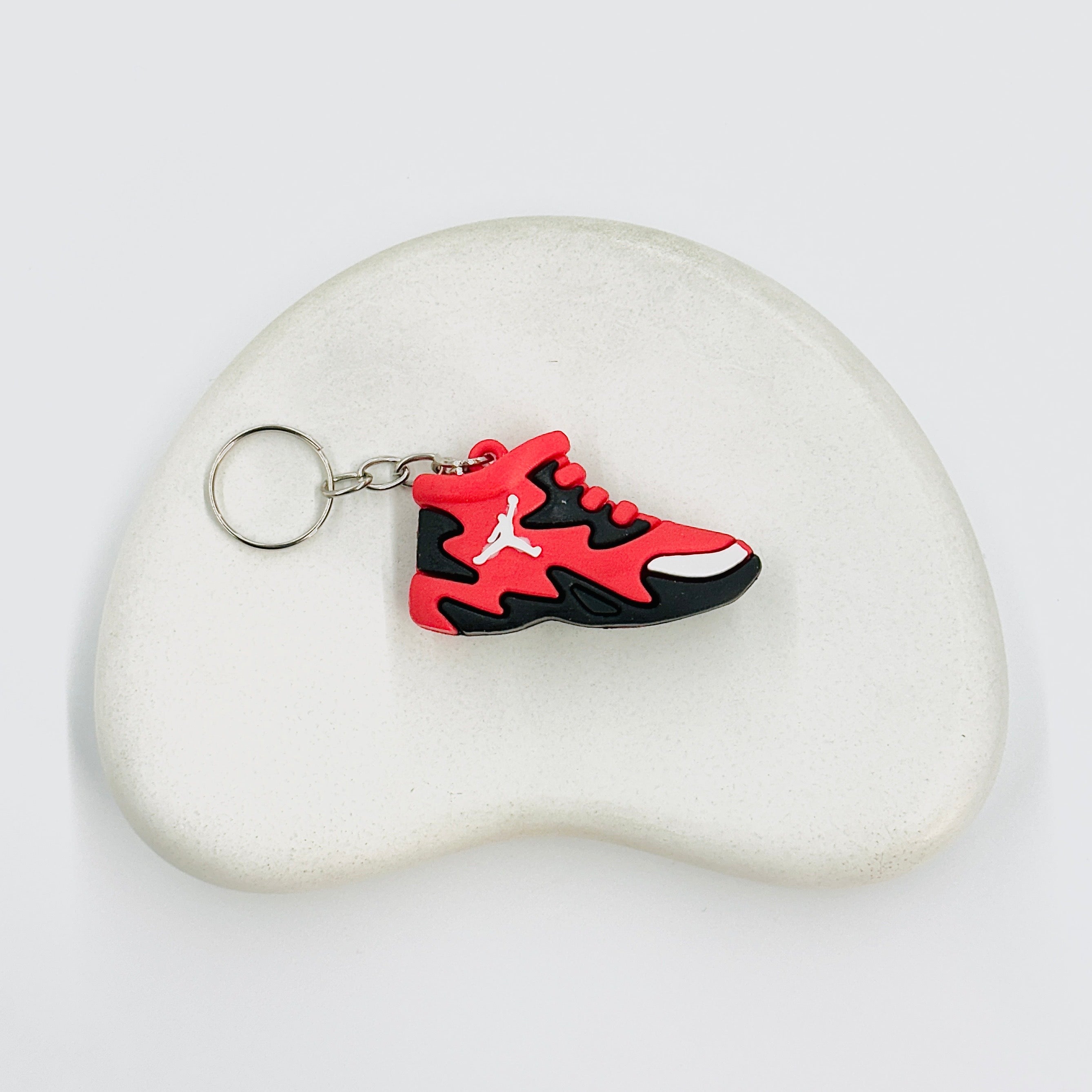 Red Sneaker Large Keychain