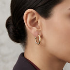 Puffy Wave Earring