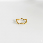 Starlight Wave Gold Ring