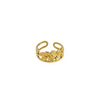 Leaf Layered Ring (Adjustable Size)