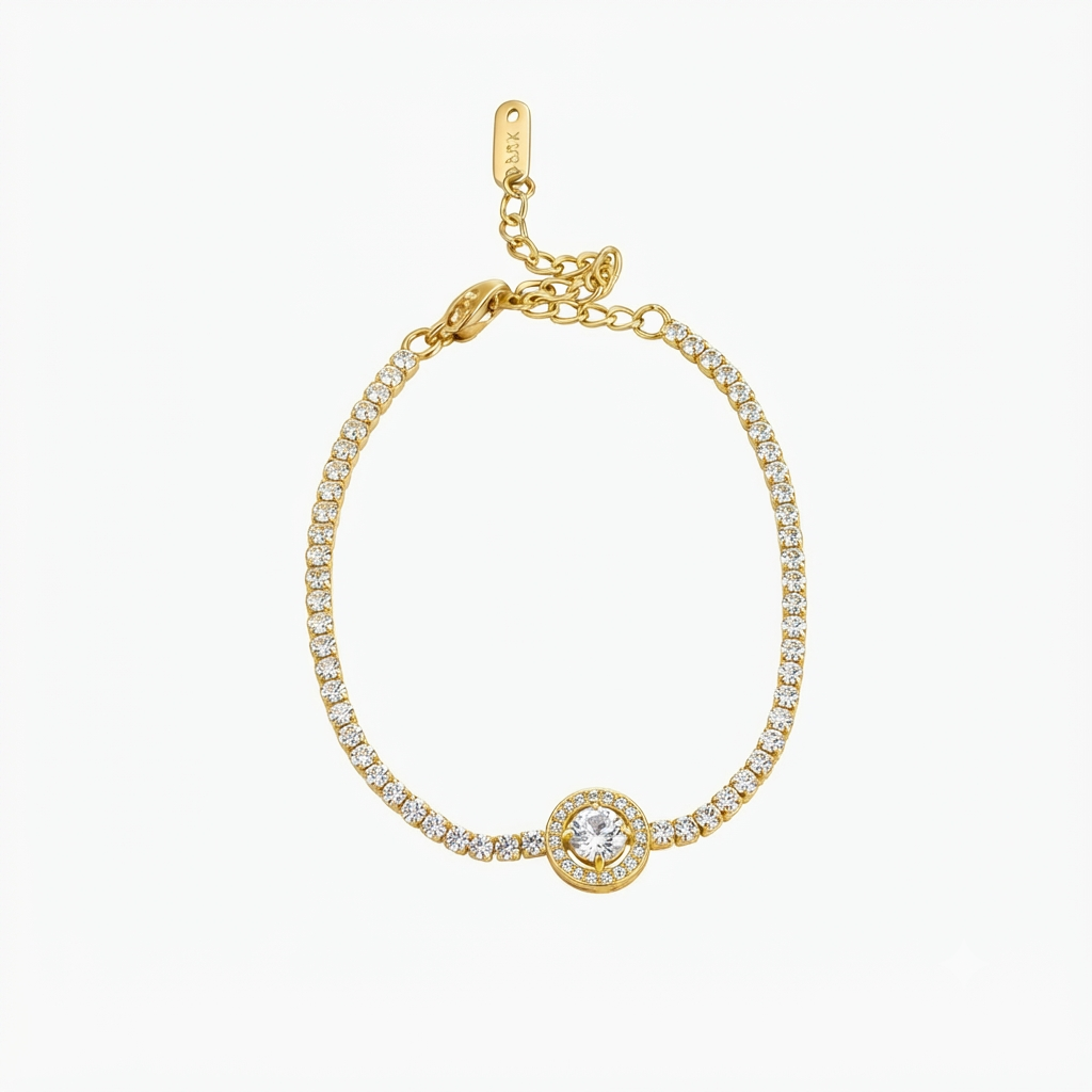 Round Tennis Bracelet