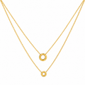 Double Layered Orbit Necklace