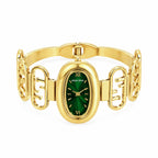 Emerald Oval Dial Watch