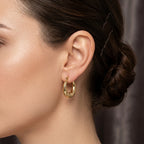 Snake Pattern Earring