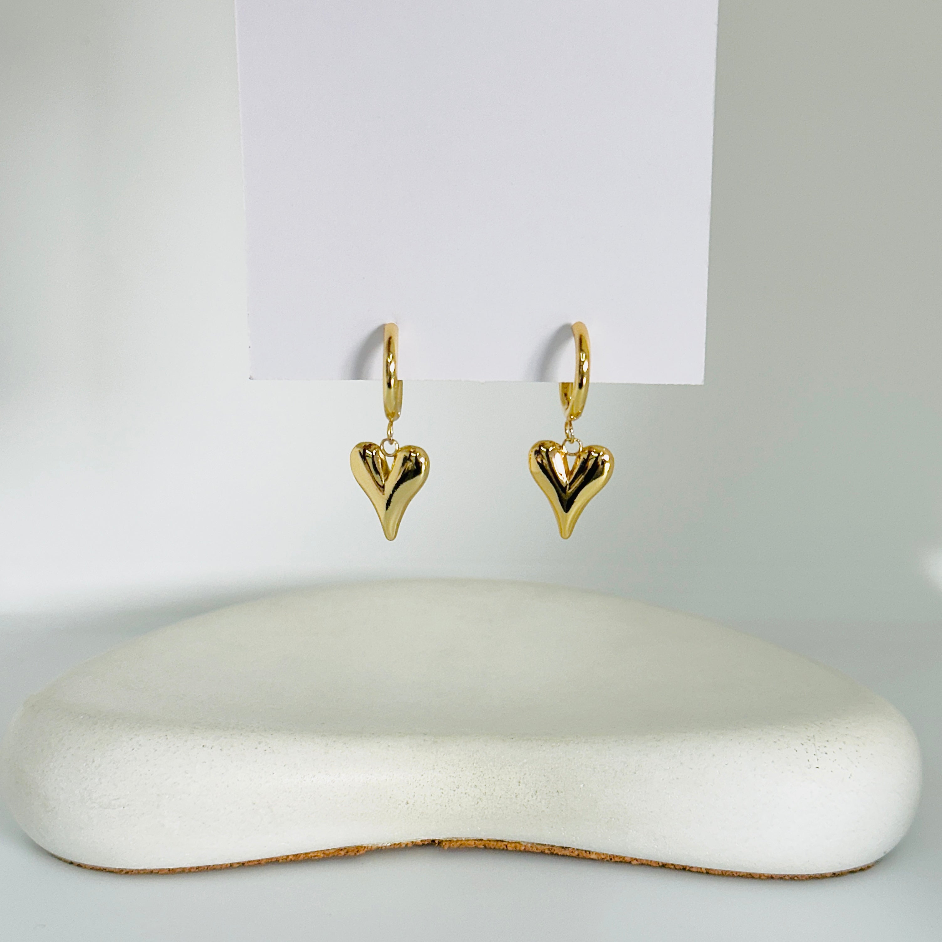 Heart Gold Earrings