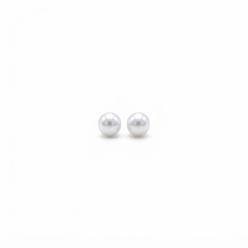Pearl Large Stud Earrings