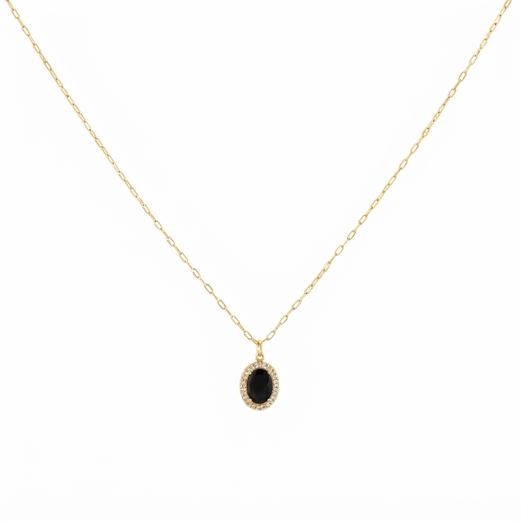 Classic Black Necklace