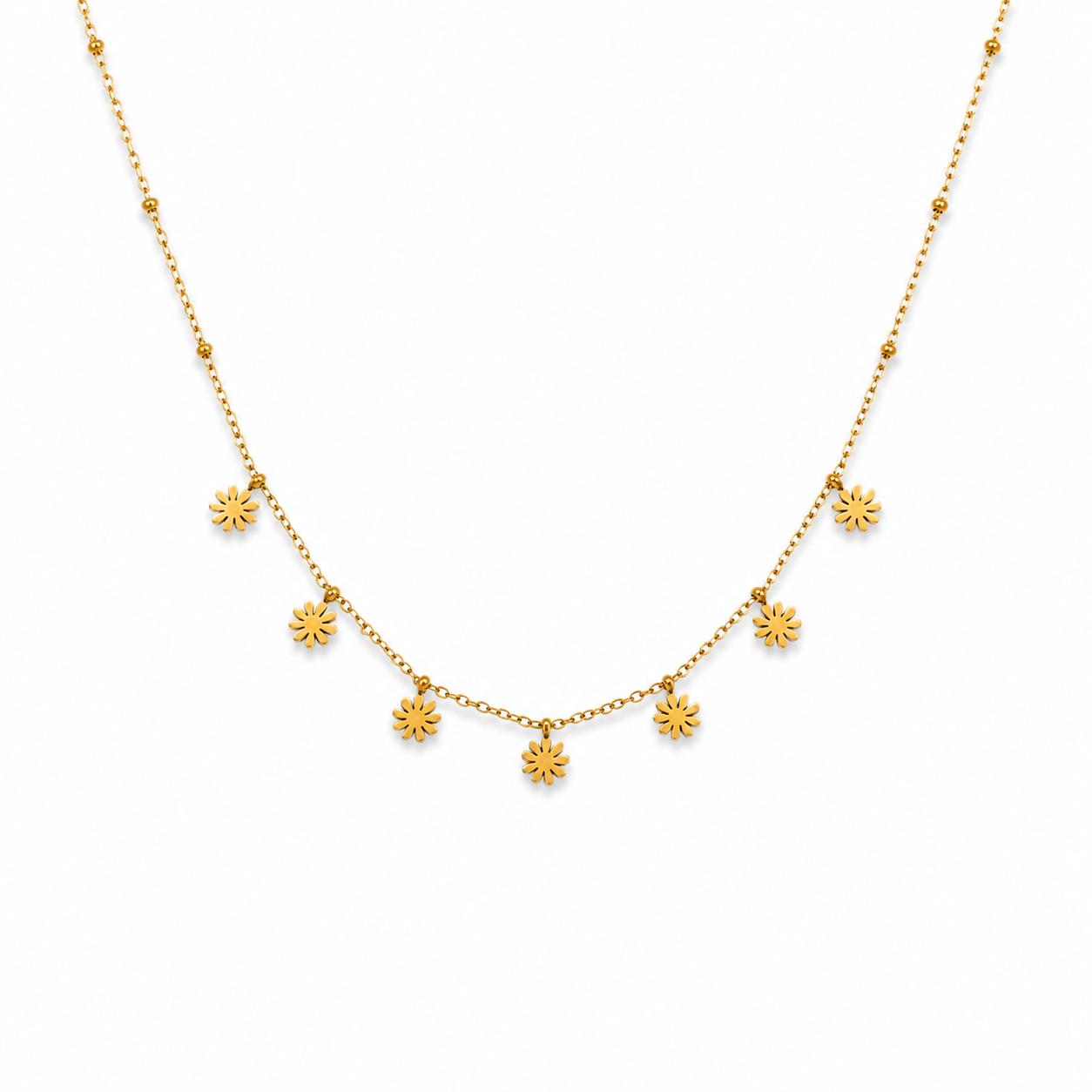 Daisy Gold Necklace