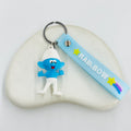 Blue Smurfs XL Keychain
