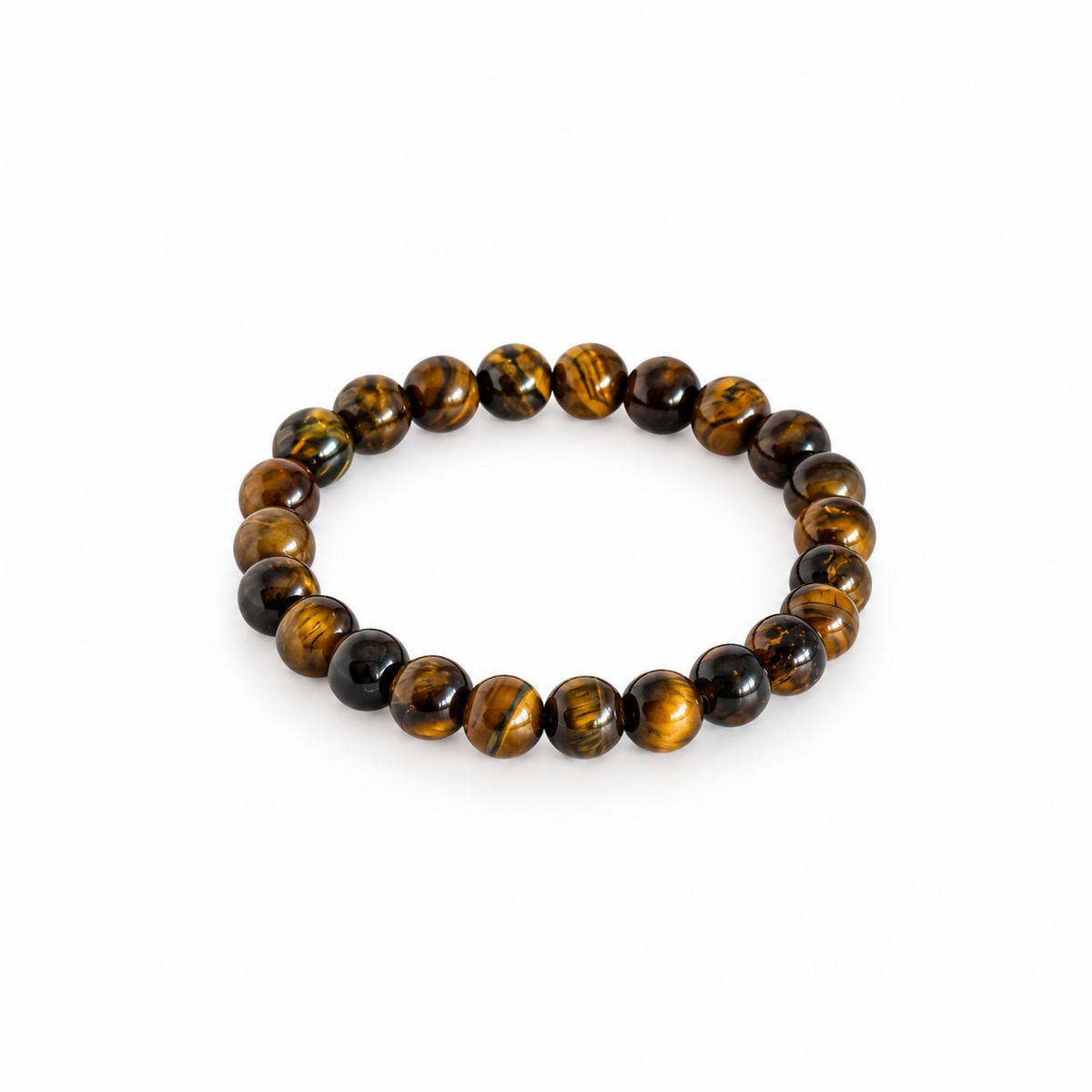Unisex Tiger Eye Elastic Bracelet