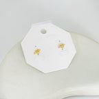 Love Gold Stud Earrings