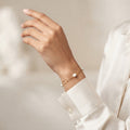 Pearl Drops Layered Gold Bracelet