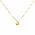 Plated Moon Necklace