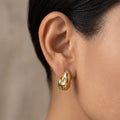 Water Drop Hoop Earrings