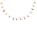Square & Round Necklace