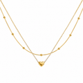 Puffy Love Layered Necklace
