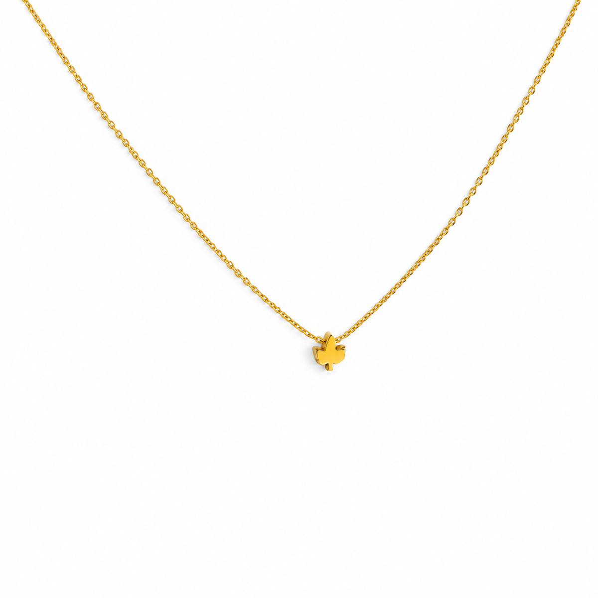 Tiny Leaf Necklace