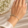 Blue Tulip Bracelet