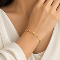 Love Leaf Gold Bracelet